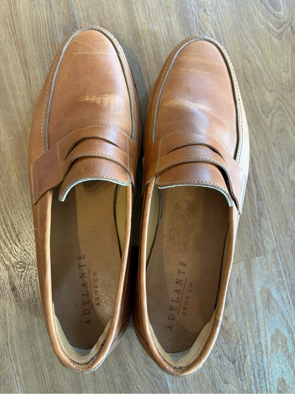 Adelante tan leather